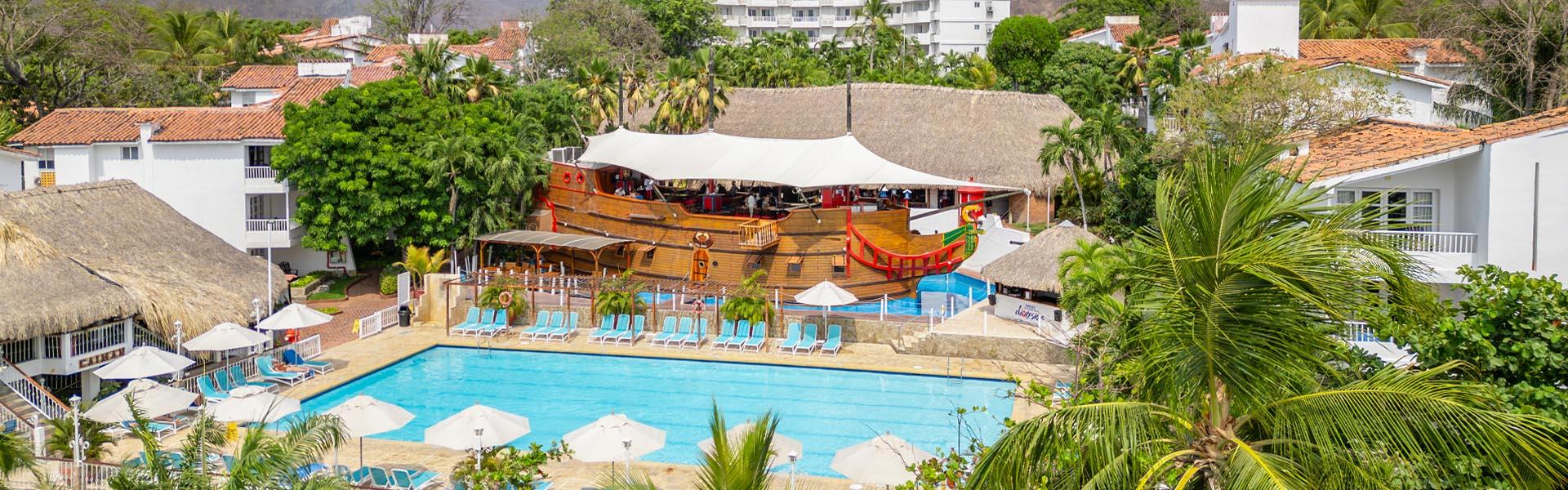 Hotel Decameron Galeón Santa Marta Hotel Decameron Galeón Todo Incluido frente al mar en Santa Marta